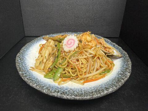 Seafood Fried Ramen